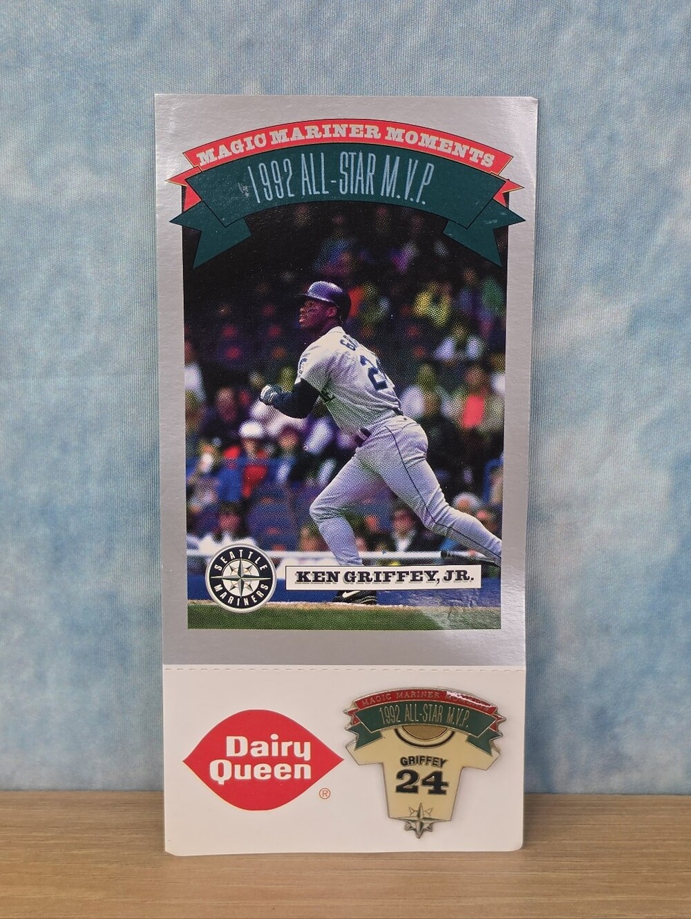 Seattle Mariners Ken Griffey Jr. 1992 All Star MVP Dairy Queen Collectible Pin